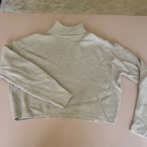 Lululemon Mock Neck Sweater - Cream, Beige, Tan - 4